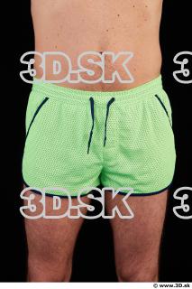 Lower body green shorts of Roosevelt 0001